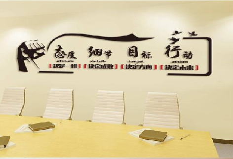 上高企业文化墙主要展示什么？