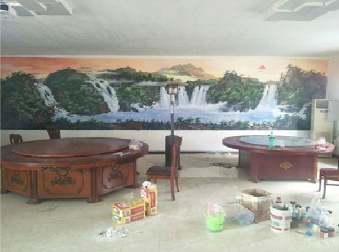 上高墙绘-写实风景