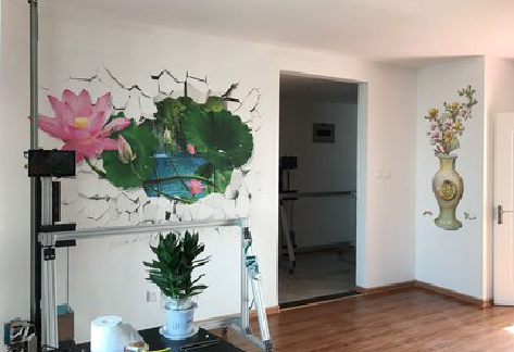 上高墙体彩绘相比墙纸的优势。