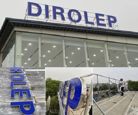 上高楼顶发光字安装的注意事项。